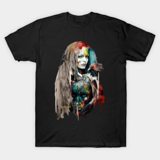 crow and girl T-Shirt